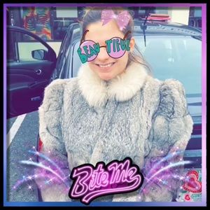 Authentic Rabbit & foxtail fur jacket